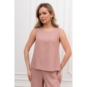 Блузка женская "Сибелла-5" плательная ткань (р-ры: 44-54) пудровый