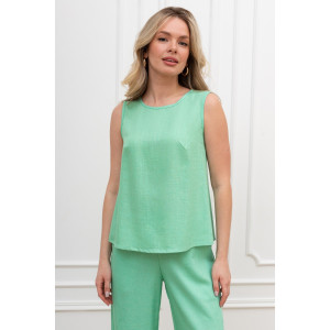 Блузка женская "Сибелла-5" плательная ткань (р-ры: 44-54) зеленый