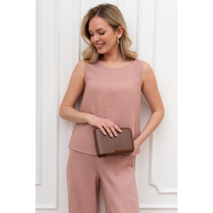 Брюки женские "Сибелла-2" плательная ткань (р-ры: 44-54) пудровый