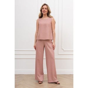 Брюки женские "Сибелла-2" плательная ткань (р-ры: 44-54) пудровый