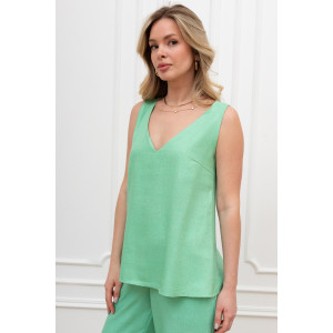 Блузка женская "Сибелла-4" плательная ткань (р-ры: 44-54) зеленый