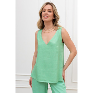 Блузка женская "Сибелла-4" плательная ткань (р-ры: 44-54) зеленый