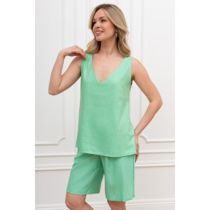 Блузка женская "Сибелла-4" плательная ткань (р-ры: 44-54) зеленый