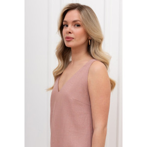 Блузка женская "Сибелла-4" плательная ткань (р-ры: 44-54) пудровый