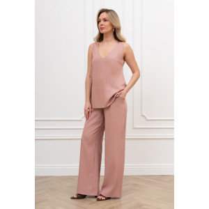 Блузка женская "Сибелла-4" плательная ткань (р-ры: 44-54) пудровый