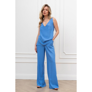 Блузка женская "Сибелла-4" плательная ткань (р-ры: 44-54) голубой