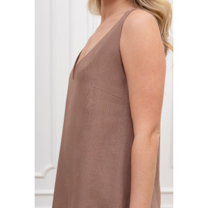 Блузка женская "Сибелла-4" плательная ткань (р-ры: 44-54) коричневый