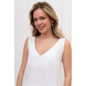 Блузка женская "Сибелла-4" плательная ткань (р-ры: 44-54) белый