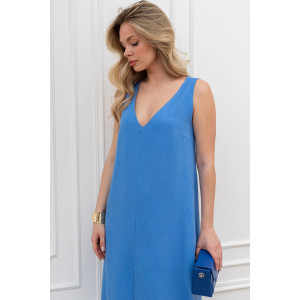 Платье женское "Сибелла-1" плательная ткань (р-ры: 44-54) голубой