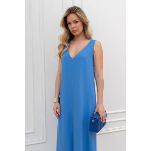 Платье женское "Сибелла-1" плательная ткань (р-ры: 44-54) голубой
