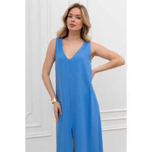 Платье женское "Сибелла-1" плательная ткань (р-ры: 44-54) голубой