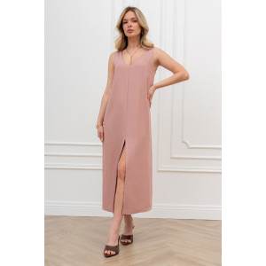 Платье женское "Сибелла-1" плательная ткань (р-ры: 44-54) пудровый