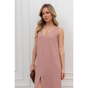 Платье женское "Сибелла-1" плательная ткань (р-ры: 44-54) пудровый