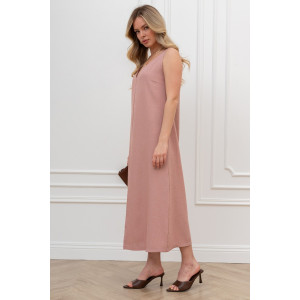 Платье женское "Сибелла-1" плательная ткань (р-ры: 44-54) пудровый