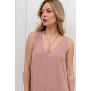 Платье женское "Сибелла-1" плательная ткань (р-ры: 44-54) пудровый