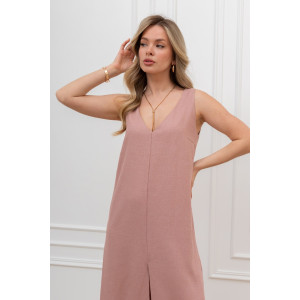 Платье женское "Сибелла-1" плательная ткань (р-ры: 44-54) пудровый