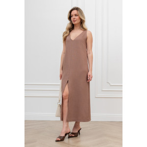 Платье женское "Сибелла-1" плательная ткань (р-ры: 44-54) коричневый