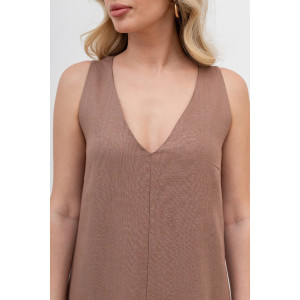 Платье женское "Сибелла-1" плательная ткань (р-ры: 44-54) коричневый