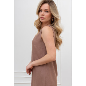 Платье женское "Сибелла-1" плательная ткань (р-ры: 44-54) коричневый
