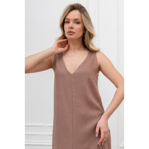 Платье женское "Сибелла-1" плательная ткань (р-ры: 44-54) коричневый
