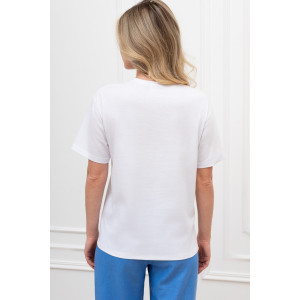 Футболка женская "Сибелла-6" кулирка (р-ры: 44-54) белый