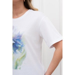 Футболка женская "Сибелла-6" кулирка (р-ры: 44-54) белый