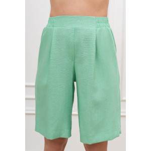 Шорты женские "Сибелла-3" плательная ткань (р-ры: 44-54) зеленый