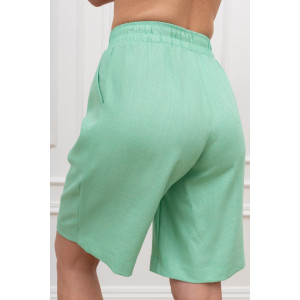 Шорты женские "Сибелла-3" плательная ткань (р-ры: 44-54) зеленый