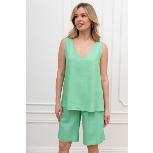 Шорты женские "Сибелла-3" плательная ткань (р-ры: 44-54) зеленый