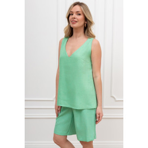 Шорты женские "Сибелла-3" плательная ткань (р-ры: 44-54) зеленый