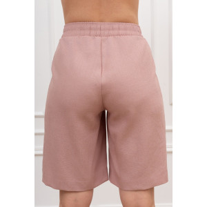 Шорты женские "Сибелла-3" плательная ткань (р-ры: 44-54) пудровый