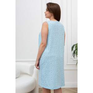 Сорочка женская "Австерия-2" кулирка (р-ры: 50-64) голубой