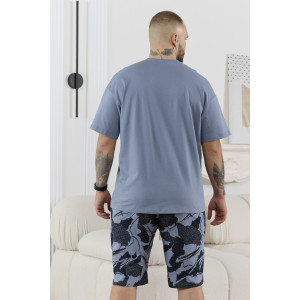 Костюм двойка мужской "Страйк" кулирка (р-ры: 48-58) серый