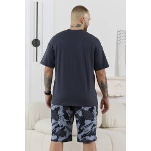 Костюм двойка мужской "Страйк" кулирка (р-ры: 48-58) графитовый