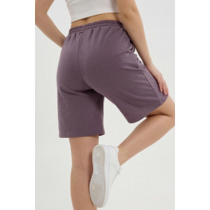 Шорты женские "Пальмира" футер 2-х нитка (р-ры: 44-58) лиловый