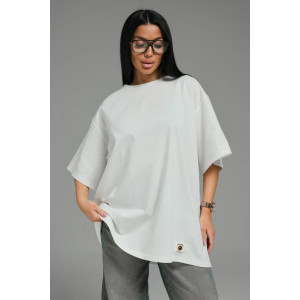 Футболка женская "Анита-2" кулирка (последний размер) молочный 56-66