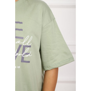 Костюм двойка женский №20524 кулирка (р-ры: 48-58) оливковый