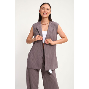 Костюм двойка женский К1379.3 искусственный лен (р-ры: 48-62)