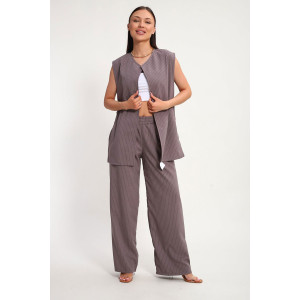 Костюм двойка женский К1379.3 искусственный лен (р-ры: 48-62)