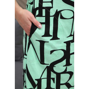 Халат женский №5003 кулирка (р-ры: 44-54) ментоловый Халат женский №5003 кулирка (р-ры: 44-54) ментоловый