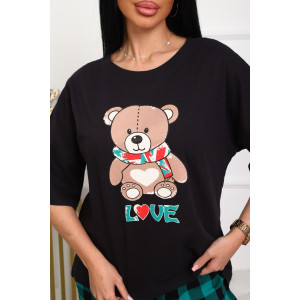 Пижама женская №5002 кулирка (р-ры: 44-56) зеленый