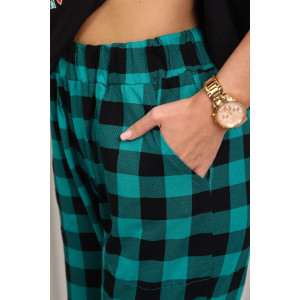 Пижама женская №5002 кулирка (р-ры: 44-56) зеленый