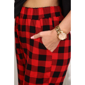 Пижама женская №5002 кулирка (р-ры: 44-56) красный