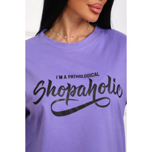 Футболка женская №5001 кулирка (р-ры: 44-56) сирень