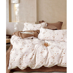 Постельное белье сатин на резинке "Клара"