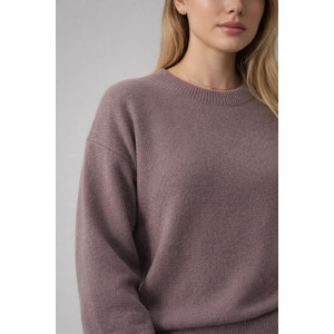 Джемпер женский №2701 "Eco Cashmere Beige" эко-кашемир (р-ры: 42-50) серый