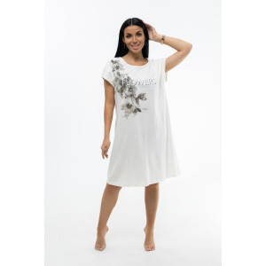 Сорочка женская 1805/11 кулирка (последний размер) молоко 50