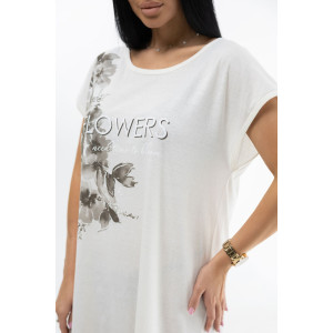 Сорочка женская 1805/11 кулирка (последний размер) молоко 50