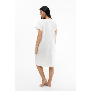 Сорочка женская 1805/11 кулирка (последний размер) молоко 50