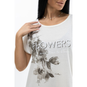 Сорочка женская 1805/11 кулирка (последний размер) молоко 50